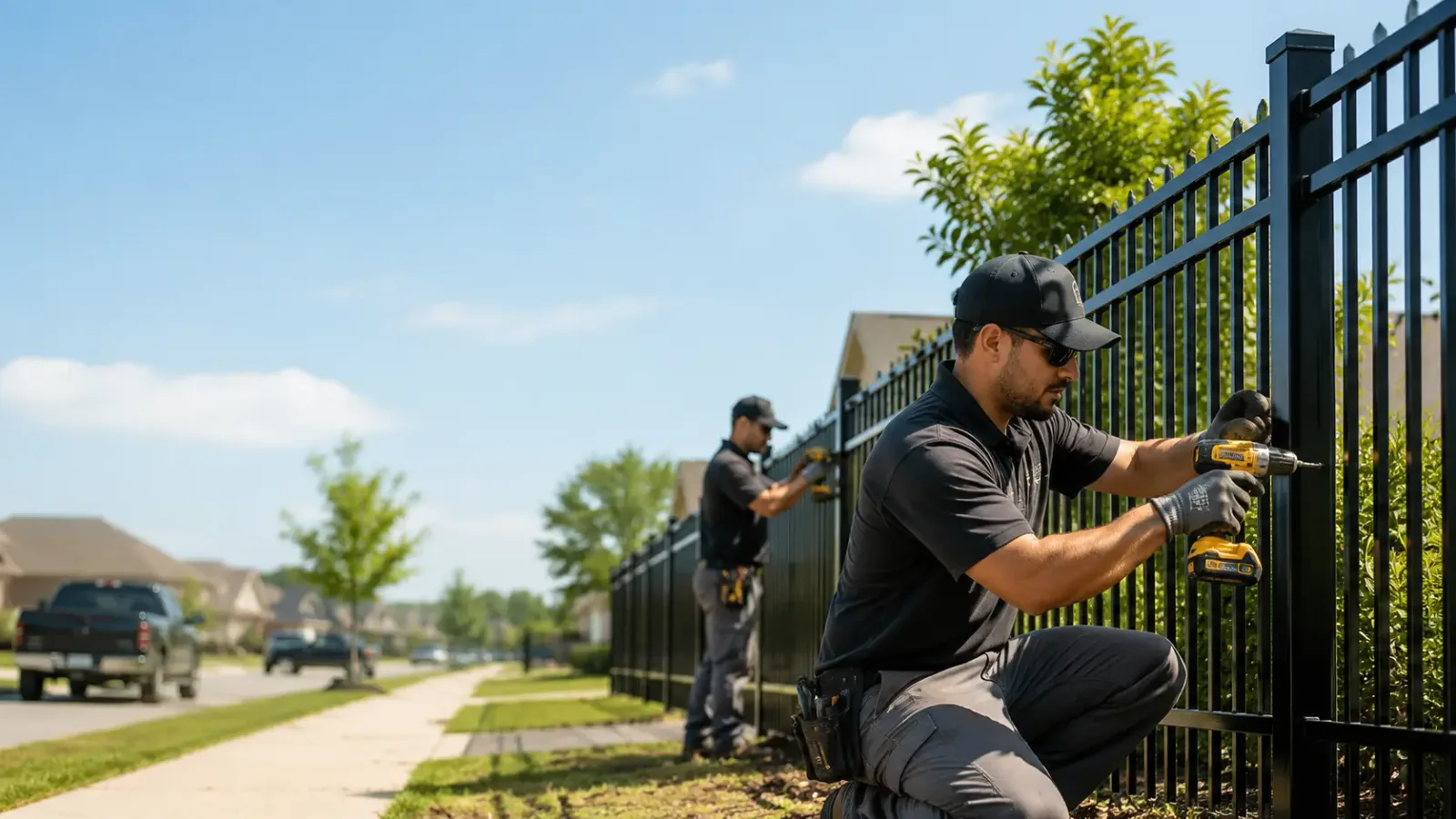 Metal Fence Installation in Woodson, TX